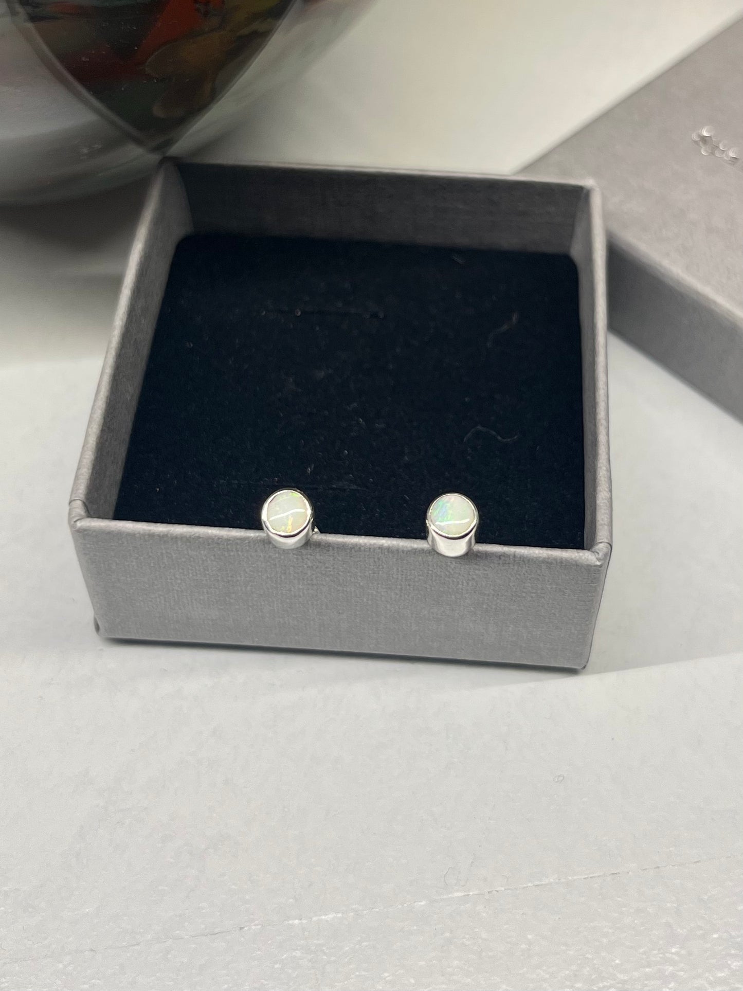 Australian Opal stud earrings