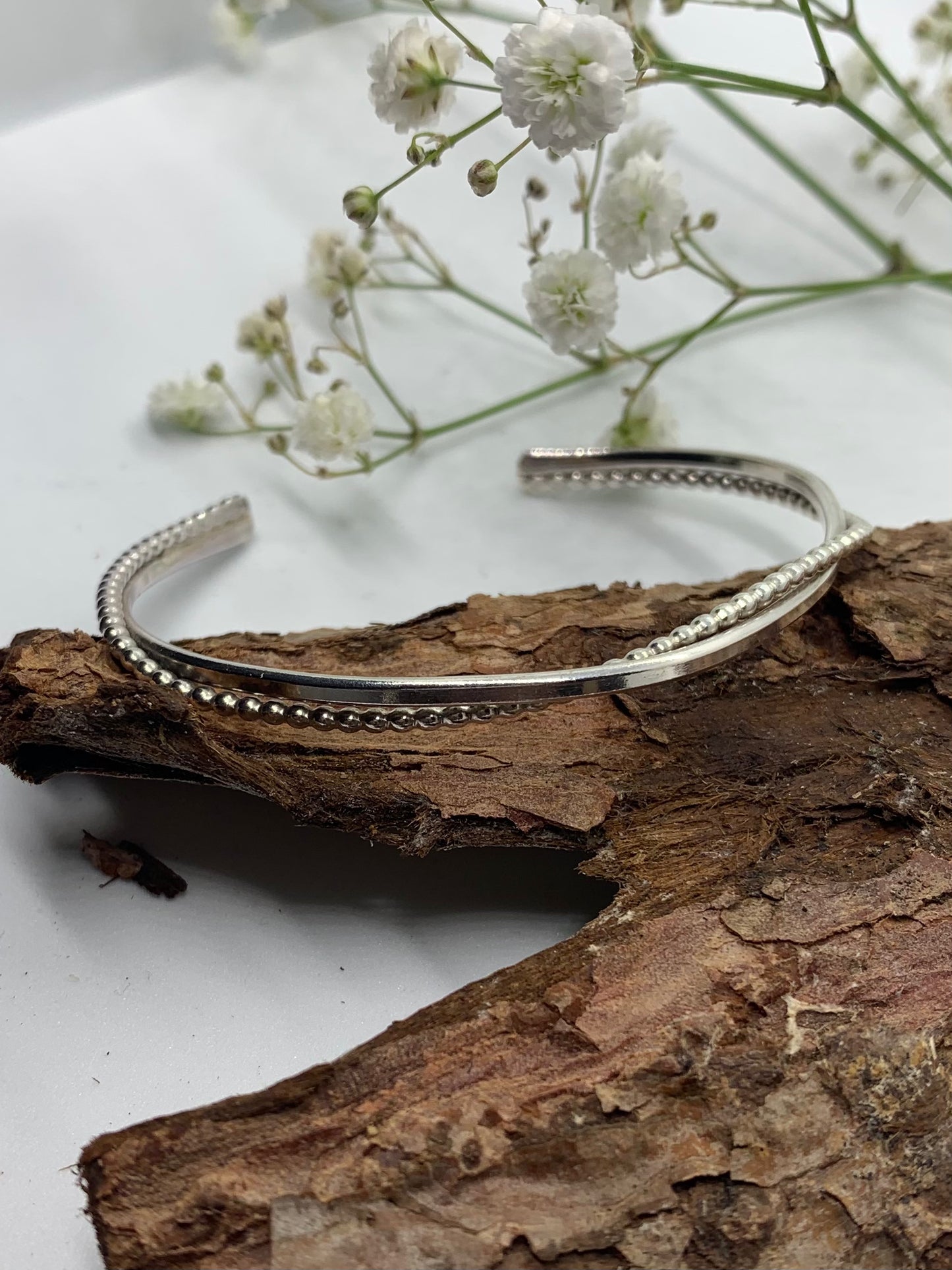 Sterling silver bangle