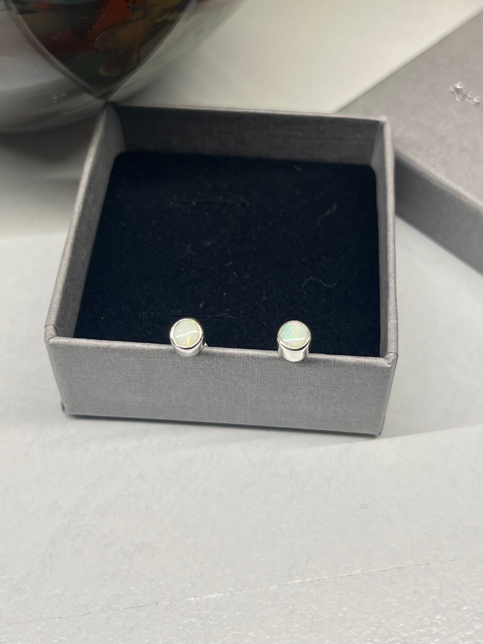 Australian Opal stud earrings