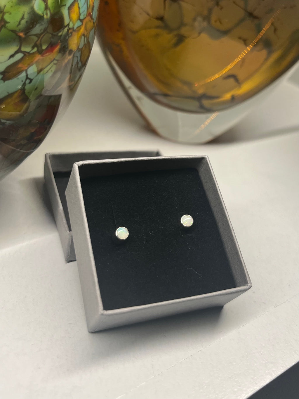 Australian Opal stud earrings