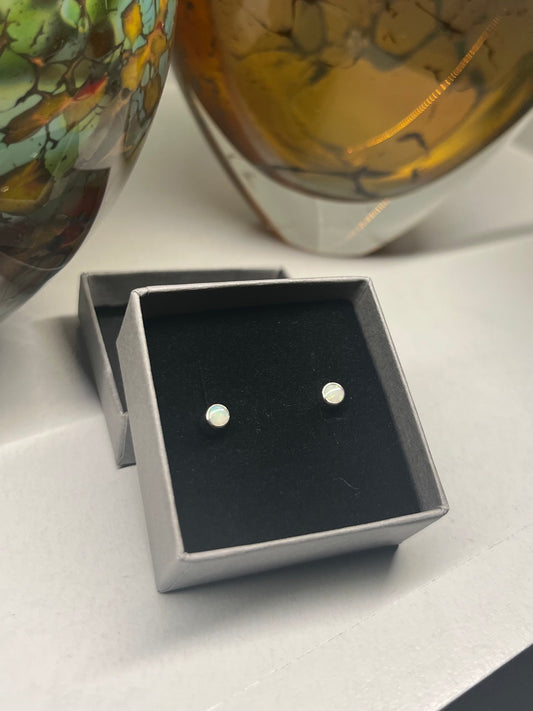 Australian Opal stud earrings