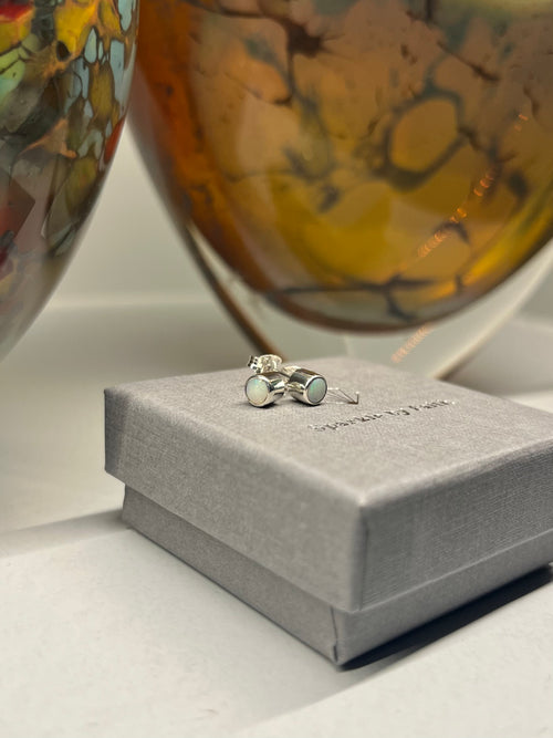 Australian Opal stud earrings