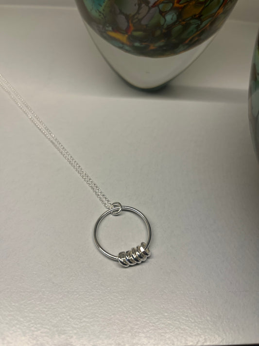 Eco Sterling Silver Fidget Necklace