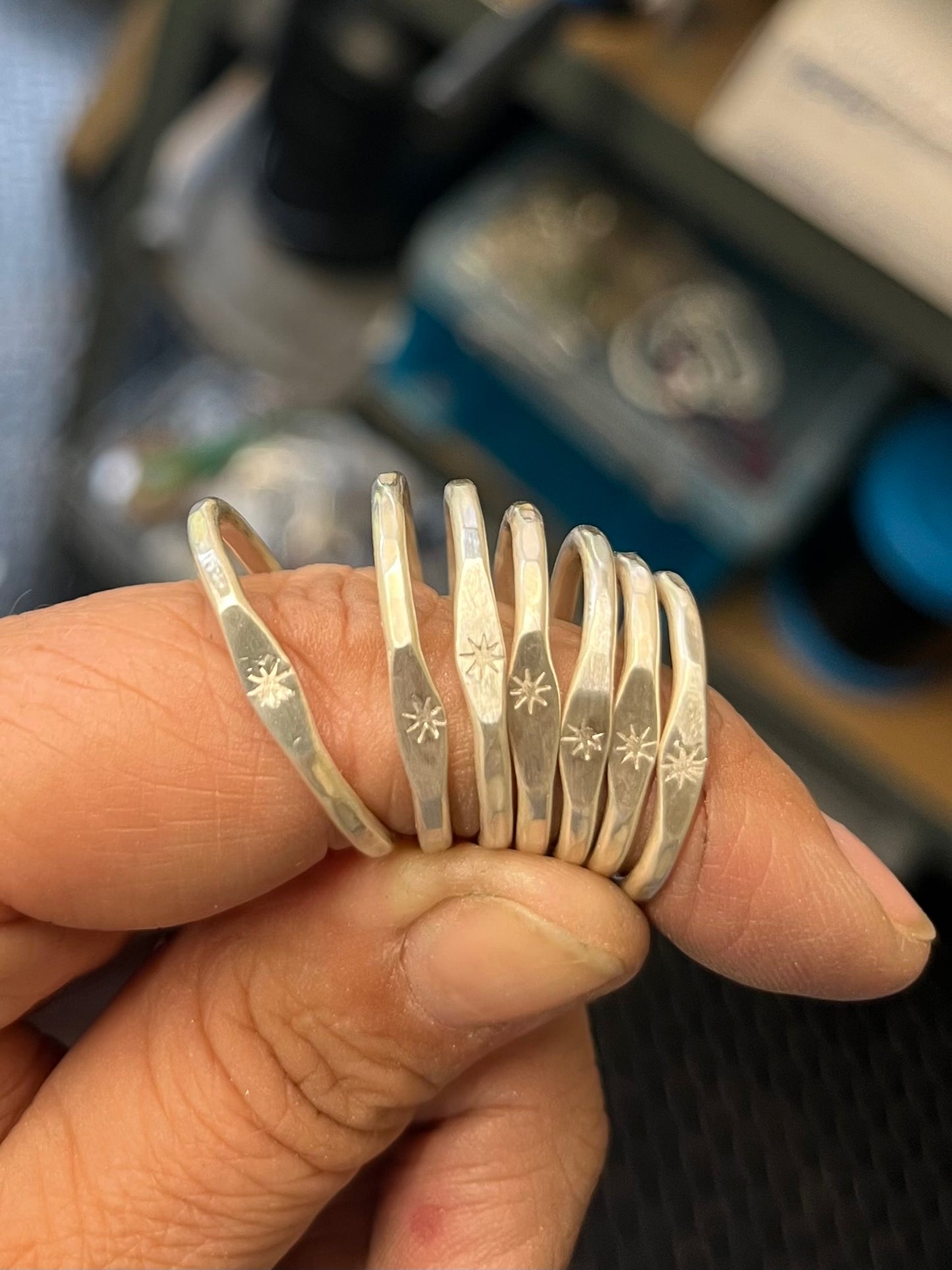 Eco Sterling Silver Mini Signet Ring