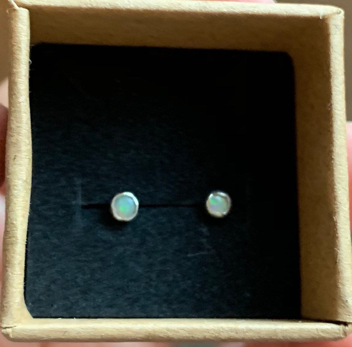 Australian Opal stud earrings