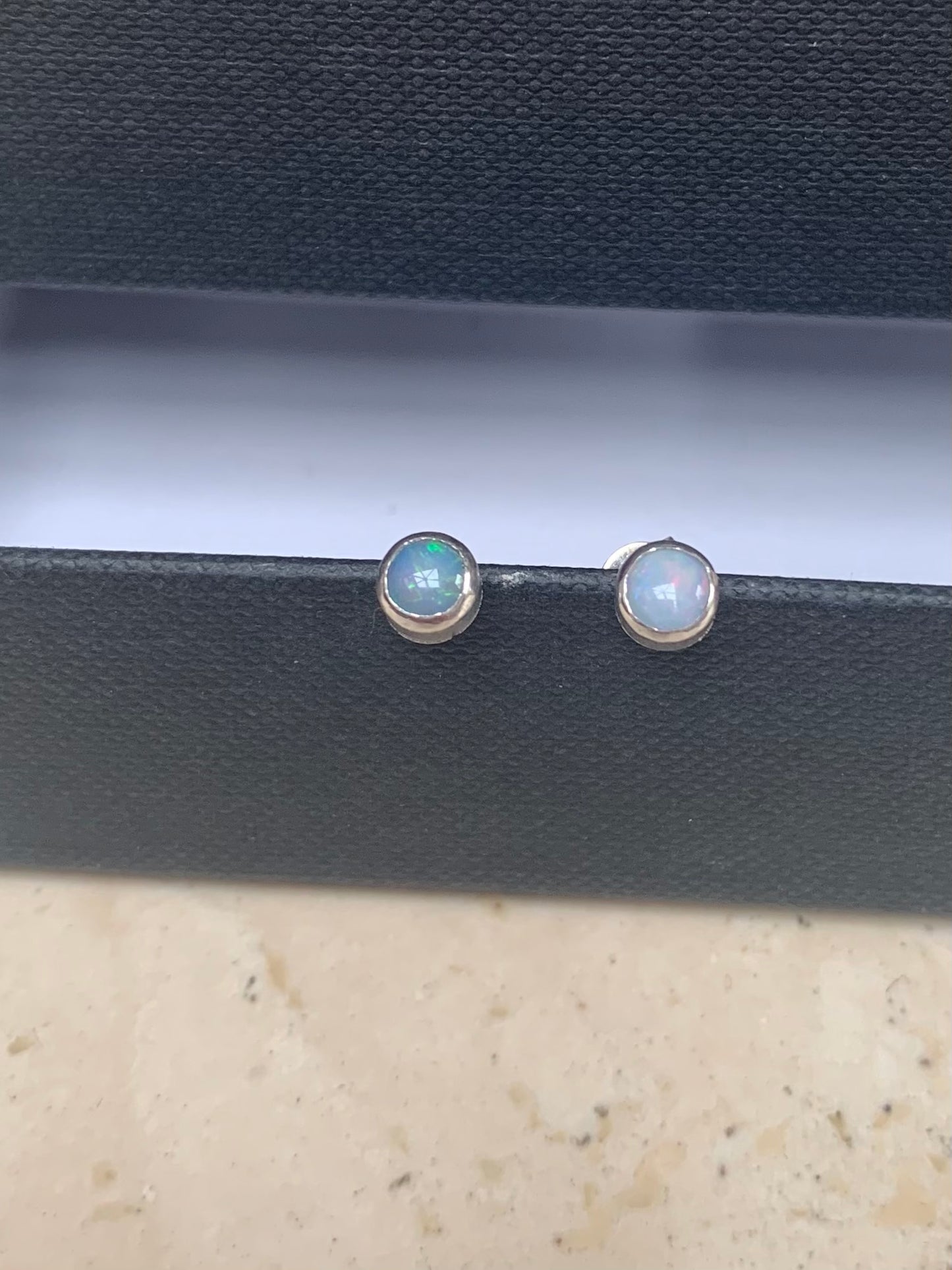 Australian Opal stud earrings